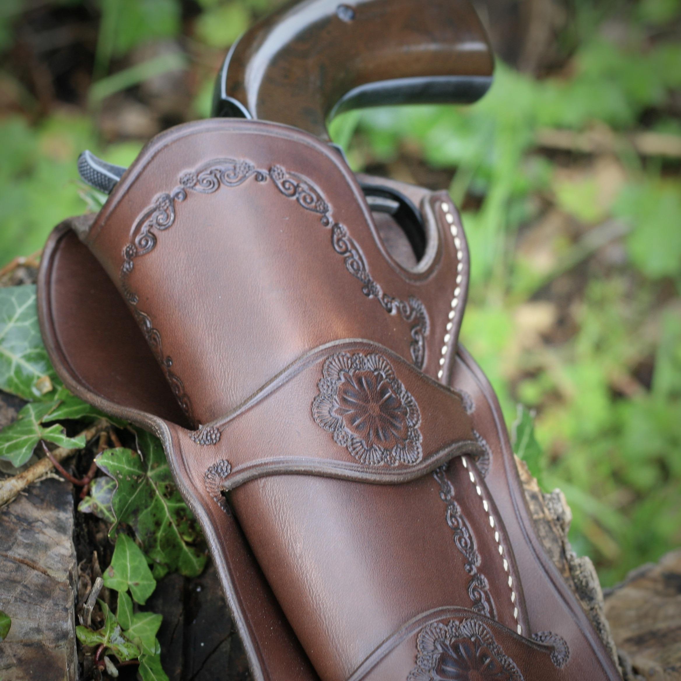 Holster mexican double loops - détail